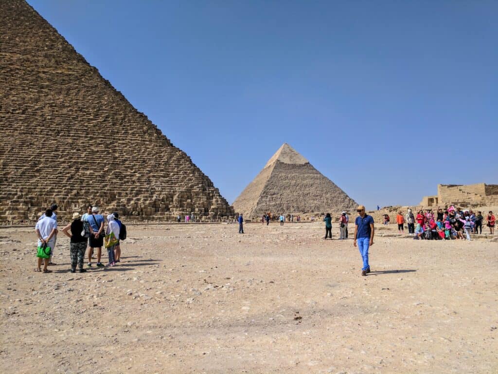 The Great Pyramids.